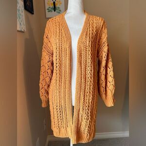 Umgee Amber Open-Front Knit Cardigan